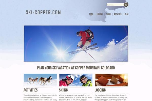 Watercolor theme site design template sample