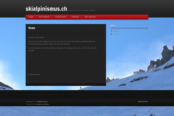 GamePress theme site design template sample