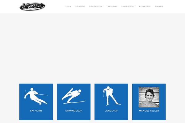 Bridge Child theme site design template sample