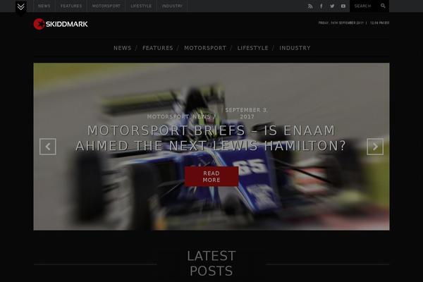 CarZine theme site design template sample