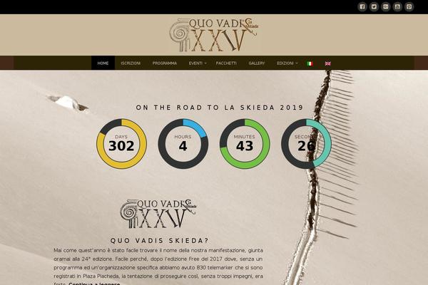 X Child theme site design template sample
