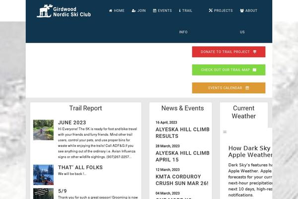 Site using Slick-slider plugin