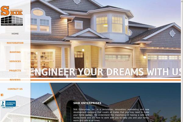 Pro theme site design template sample