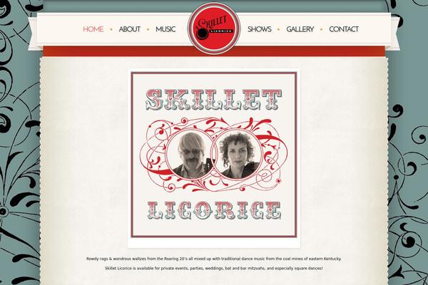 Retro theme site design template sample