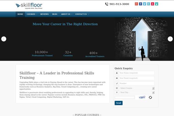 EDU theme site design template sample