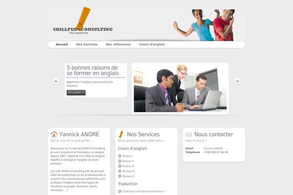 Small Business theme site design template sample