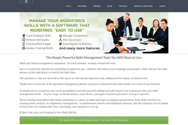 Quince theme site design template sample