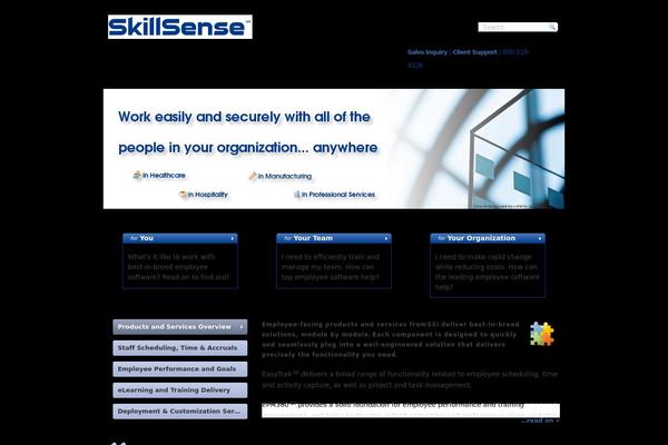 Skeleton theme site design template sample
