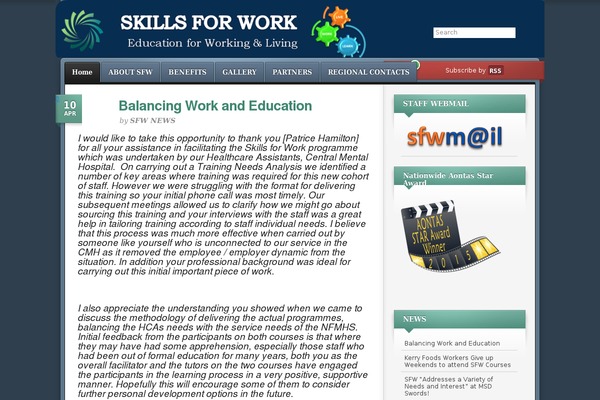 skillsforwork.ie site used Celadon