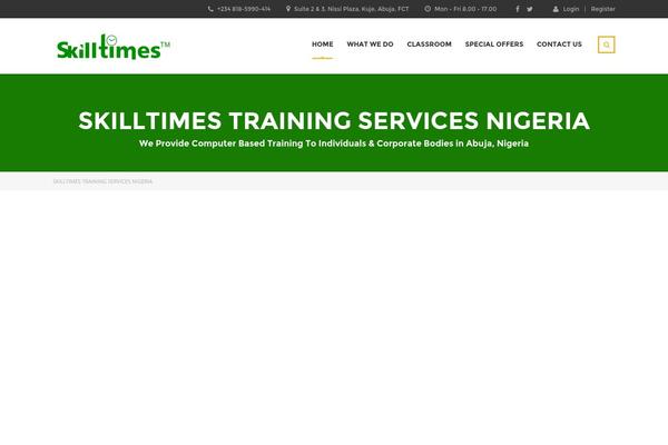 Masterstudy theme site design template sample