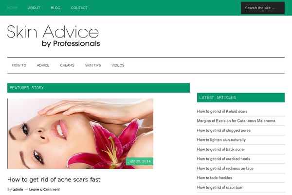 Magazine Pro theme site design template sample