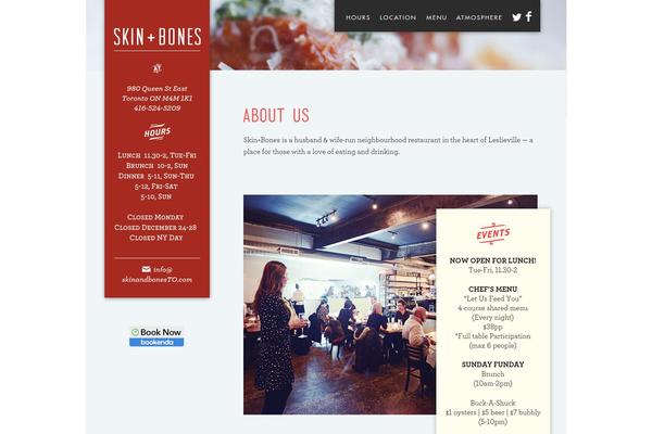 skinandbonesto.com site used The-affair
