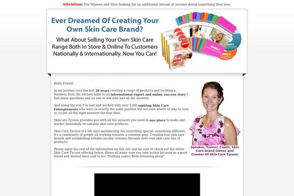 skin_care theme websites examples