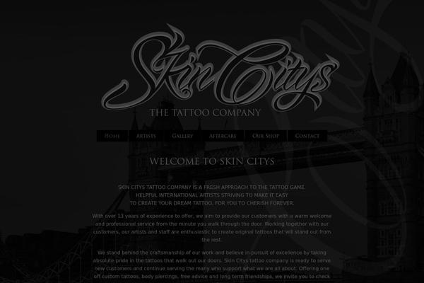 Skin theme site design template sample