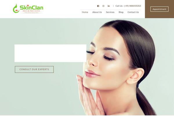 Site using Designthemes-portfolio-addon plugin