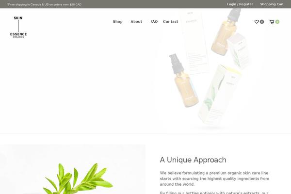 skinessence.ca site used Skinessence