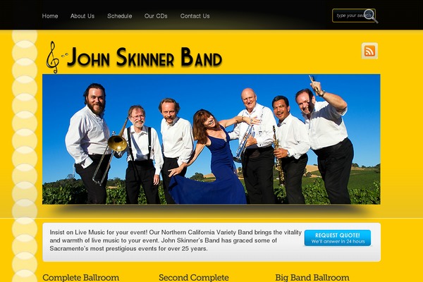 Site using Gigs Calendar plugin