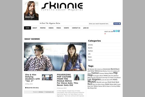 Gazette theme site design template sample