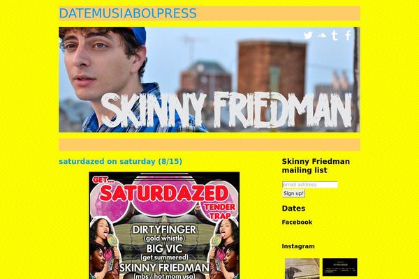 skinnyfriedman.com site used Skinny2