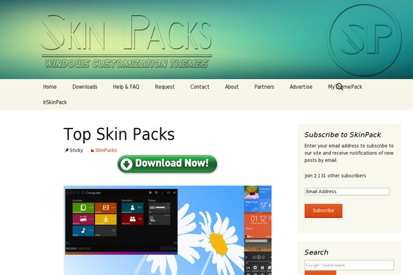GoodNews theme site design template sample