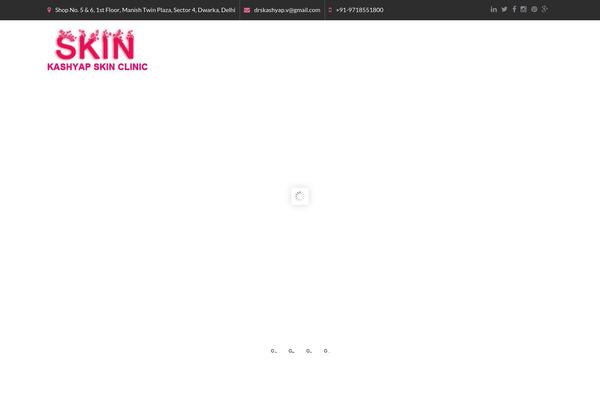 BeClinic theme site design template sample