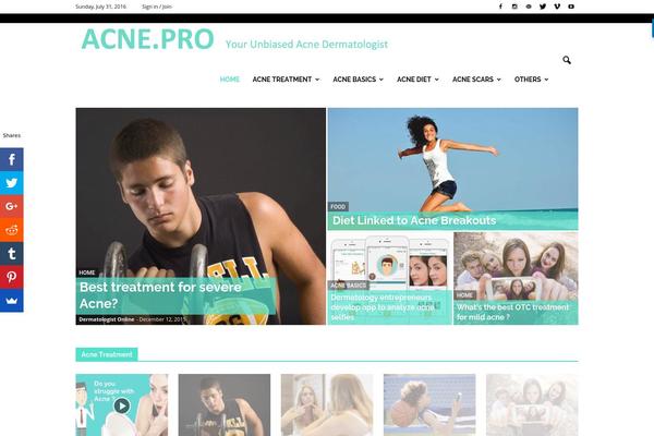 Newspaper theme site design template sample