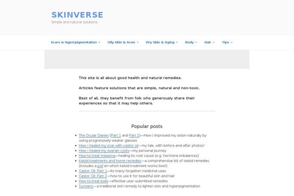 Minimal Grid theme site design template sample