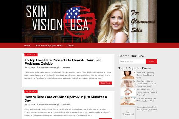 Ribbon theme site design template sample