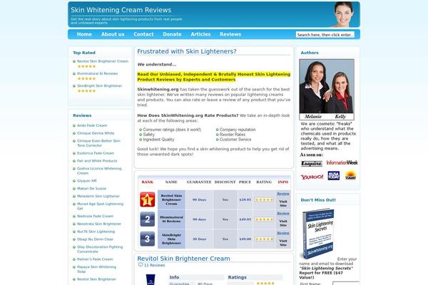 Tigopedia Reloaded theme site design template sample