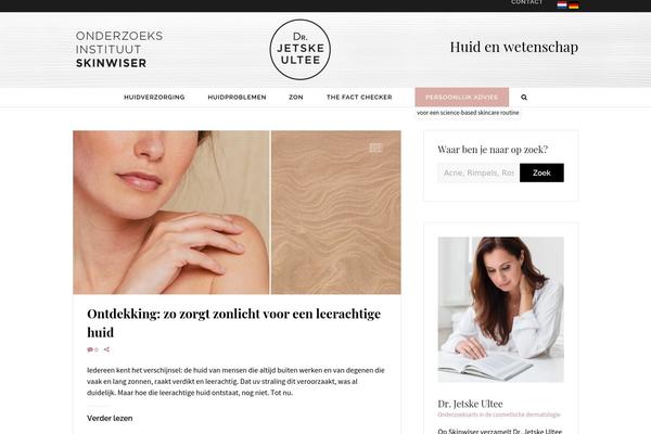 Belle theme site design template sample