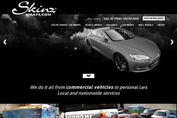 skinzwraps.com site used Skinzwraps