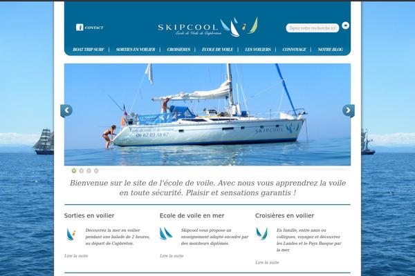 Simple’n’Bright theme site design template sample