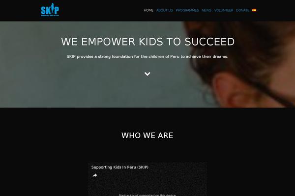 Promos theme site design template sample
