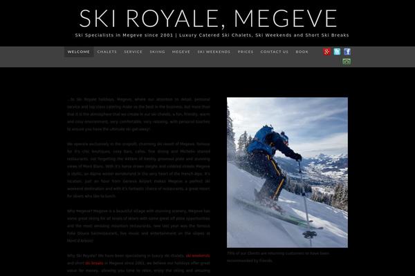 Suits theme site design template sample