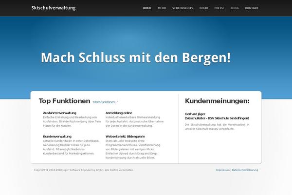 Quadro theme site design template sample
