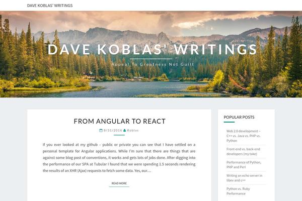 Sparkling theme site design template sample