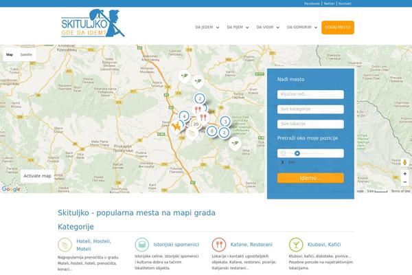 Site using Get Directions plugin