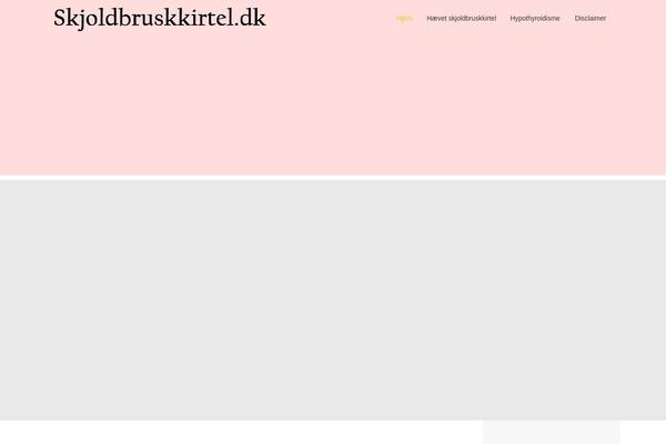 Mist theme site design template sample