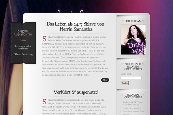 Memoir theme site design template sample