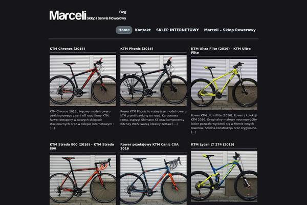 Photoria theme site design template sample