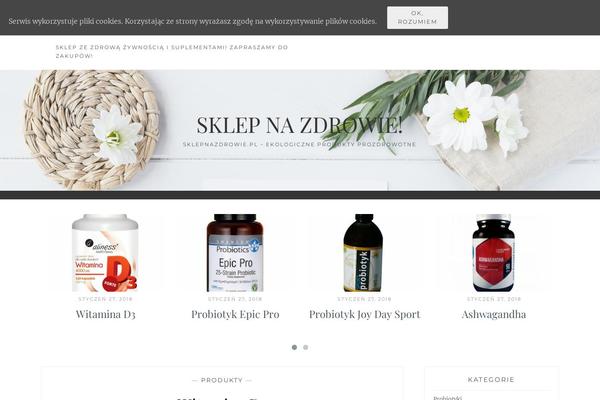 Anissa theme site design template sample