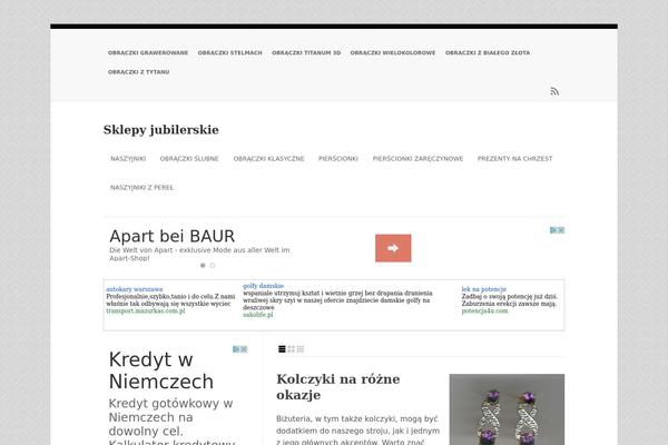 Wp Enlightened theme site design template sample