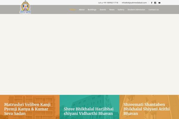Goodwish theme site design template sample