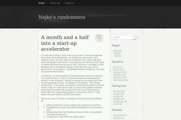 Elegant Grunge theme site design template sample