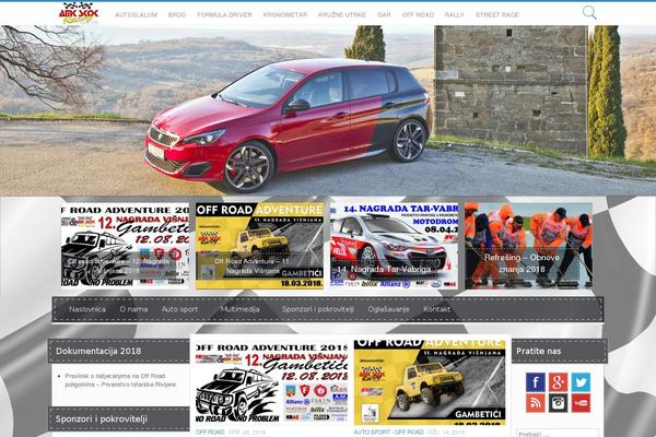 Times theme site design template sample