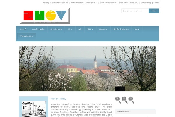 skolavranovice.cz site used Grand College