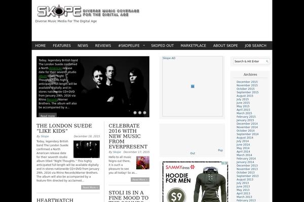 Site using Posts from a Category Widget plugin