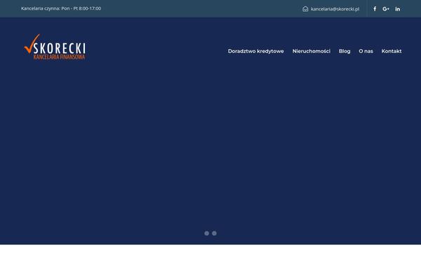Financity theme site design template sample