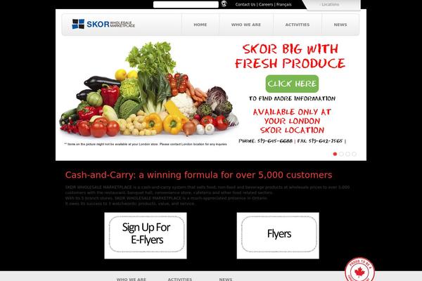 skorfoodgroup.com site used Colabor