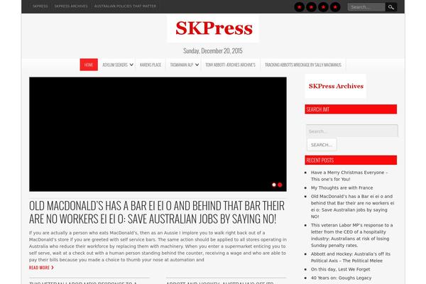 NewsPress Lite theme site design template sample